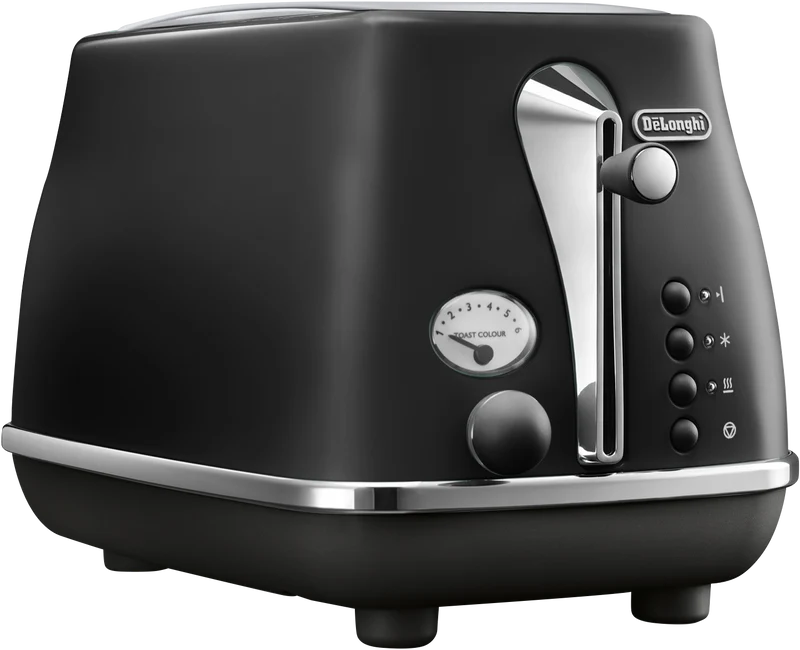 DeLonghi Icona Capitals 2 Slice Toaster Edinburgh Black