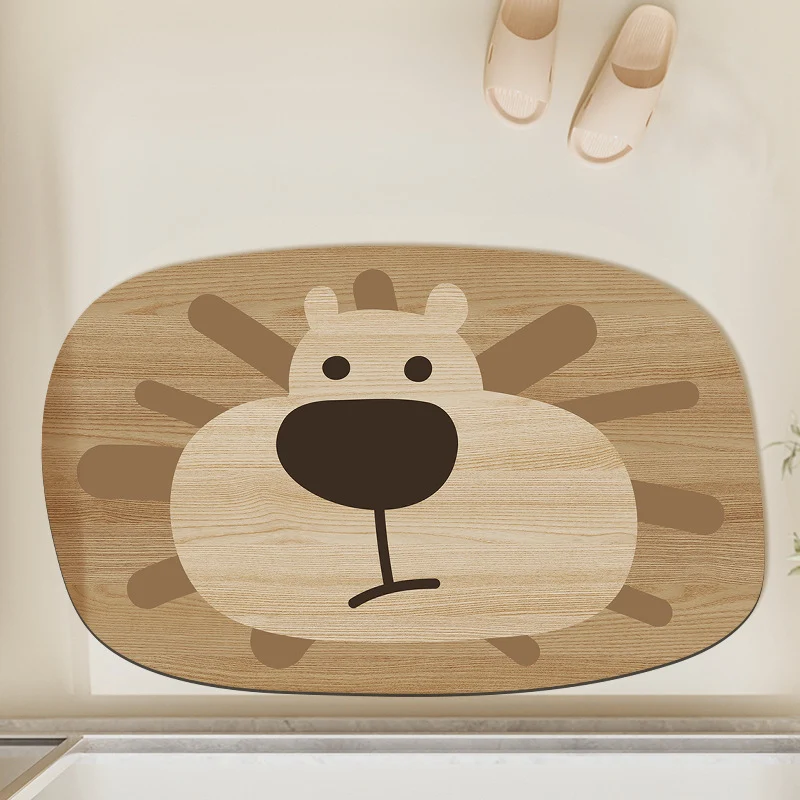Adorable Frosch-förmige Badmatte