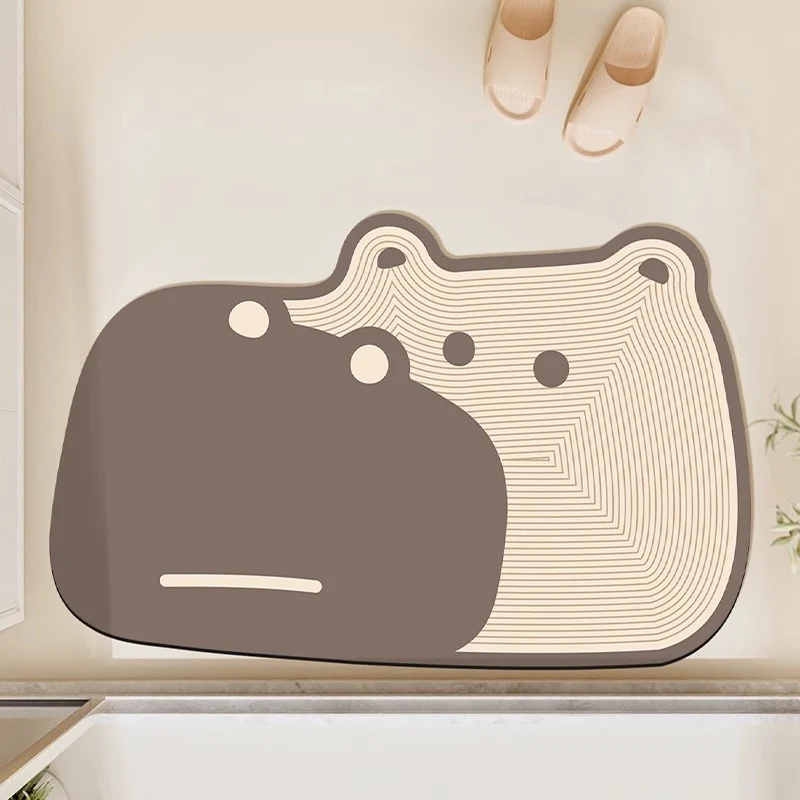 Adorable Frosch-förmige Badmatte