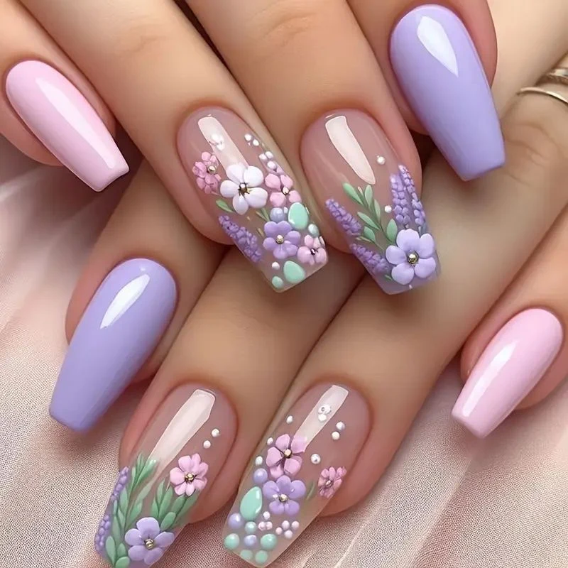 Floral Nail Art Design Karnz 1789915300