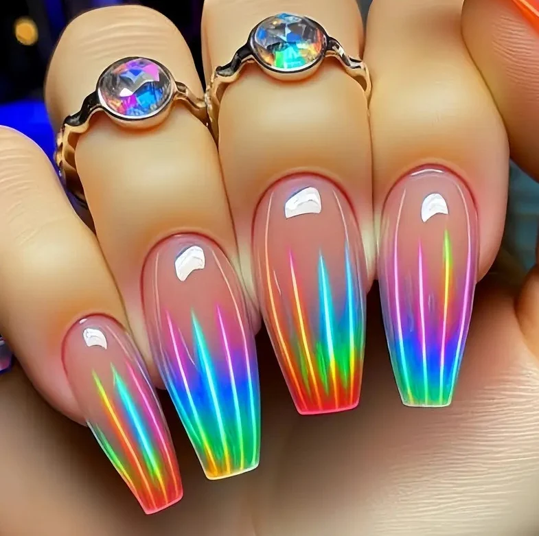 Blumenverlauf Nagelkunstset Karnz