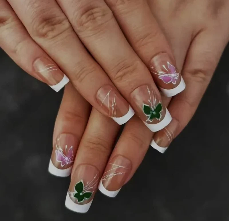Blumenverlauf Nagelkunstset Karnz