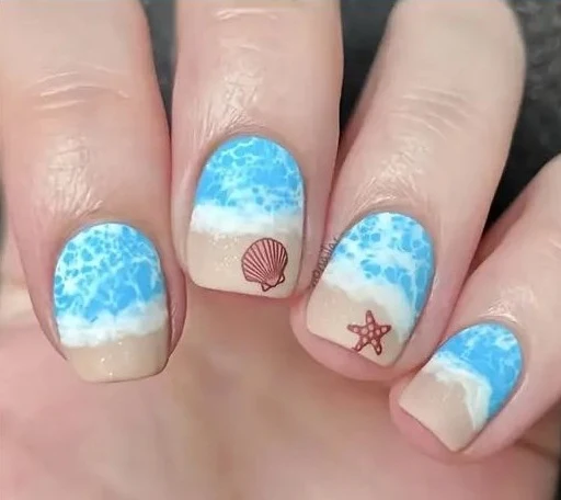 Blumenverlauf Nagelkunstset Karnz