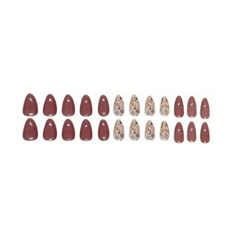 Blumenverziertes Nagelkunst-Set Karnz