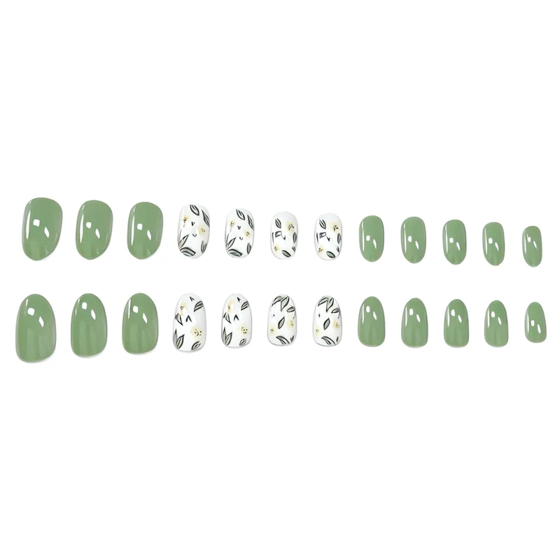 Florale Designs Nagelkunst Set Karnz