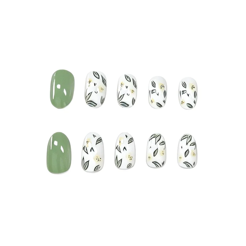 Florale Designs Nagelkunst Set Karnz